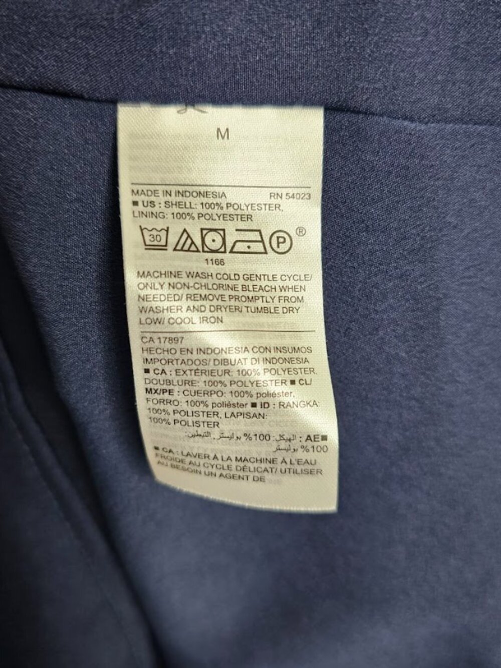 NWT OLD NAVY Shift Dress size M NAVY BLUE w PINK FLORAL Summer Sleeveless Cute! - Picture 7 of 10